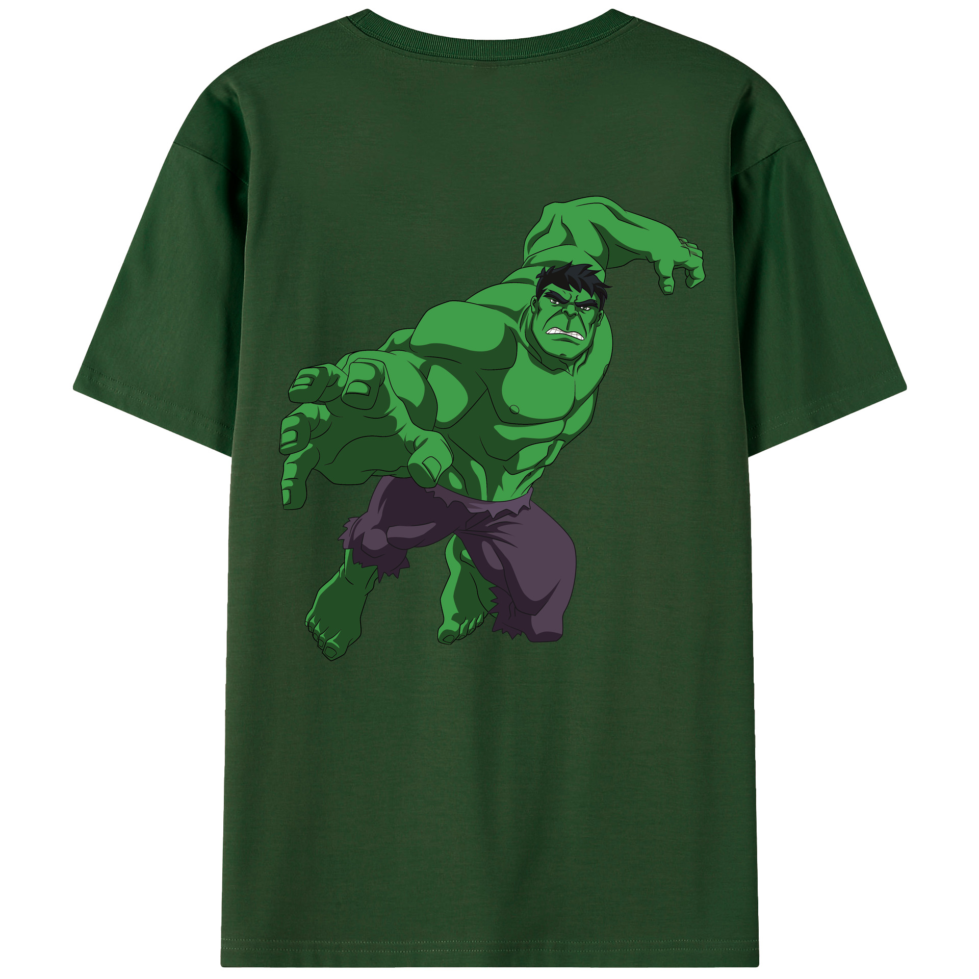 （画像用） アベンジャーズ The Avengers 綿100％半袖Tシャツ（背面プリント）